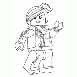 Lucy - The Lego Great Adventure coloring