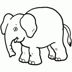 Elephant 1 coloring