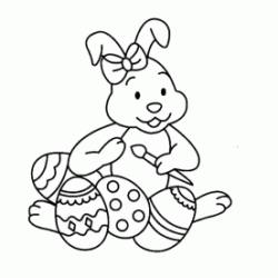 Easter Bunny coloring