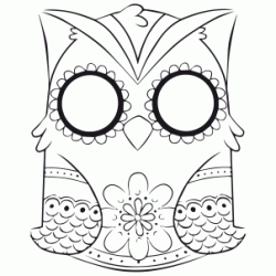 Owl coloring