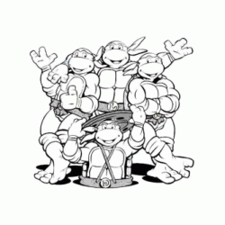 Teenage Mutant Ninja Turtles coloring