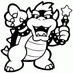 Bowser coloring