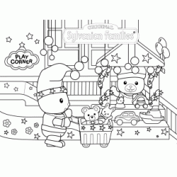 Santa's Workshop coloring