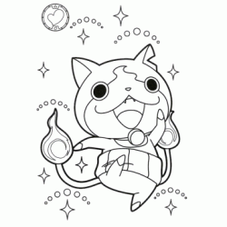 Jibanyan coloring