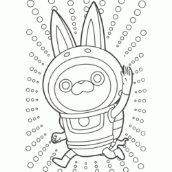 Yokai Rabbit coloring