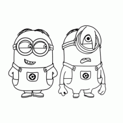 Minions with a starfish coloring