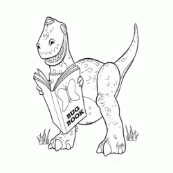 Rex the T-Rex coloring