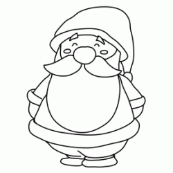 Little Santa Claus coloring