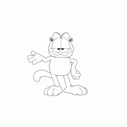 Garfield coloring