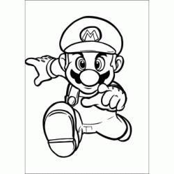 Mario coloring