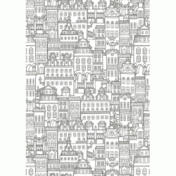 At the heart of the city coloring