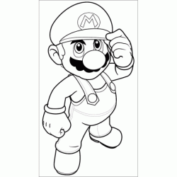 Mario coloring