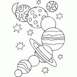 Planets coloring