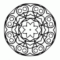 Flower Mandala coloring