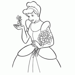 Cinderella coloring