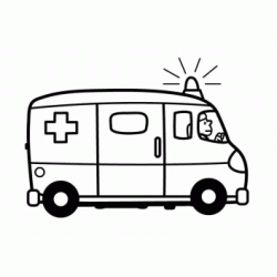 Ambulance coloring