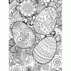 Mandala Easter Eggs coloring