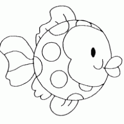 Bubble fish coloring