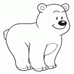 Brown bear or polar bear coloring