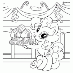 Pinky Pie - My Little Pony coloring