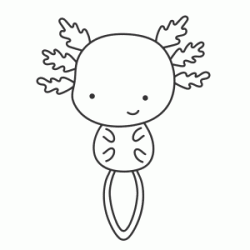 Axolotl coloring