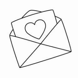 Love Declaration - Valentine's Letter coloring