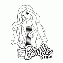 Barbie Style coloring