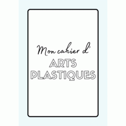 Cover Page Plastic Arts Notebook coloring