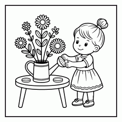Girly - Spring 7 coloring