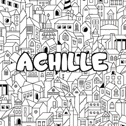 ACHILLE - City background coloring