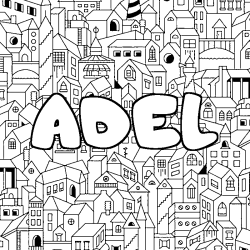 ADEL - City background coloring