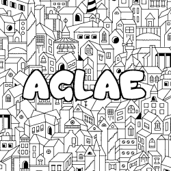 AGLAE - City background coloring