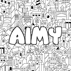 AIMY - City background coloring