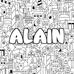 ALAIN - City background coloring