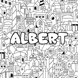 ALBERT - City background coloring