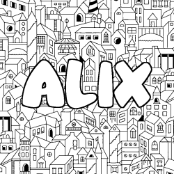 ALIX - City background coloring