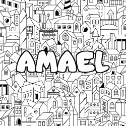 AMAEL - City background coloring