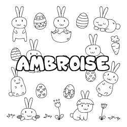 AMBROISE - Easter background coloring