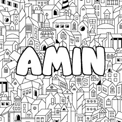 AMIN - City background coloring