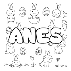 ANES - Easter background coloring