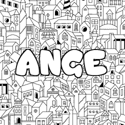 ANGE - City background coloring