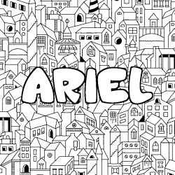 ARIEL - City background coloring