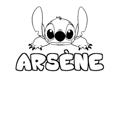 ARS&Egrave;NE - Stitch background coloring