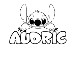 AUDRIC - Stitch background coloring