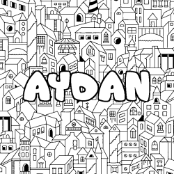 AYDAN - City background coloring