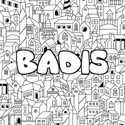 BADIS - City background coloring