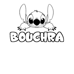 BOUCHRA - Stitch background coloring
