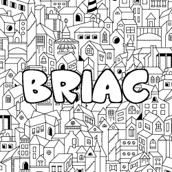 BRIAC - City background coloring