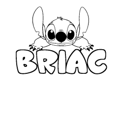 BRIAC - Stitch background coloring
