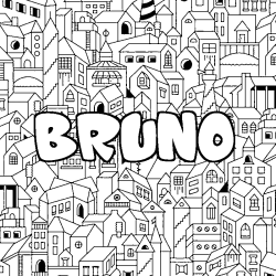 BRUNO - City background coloring